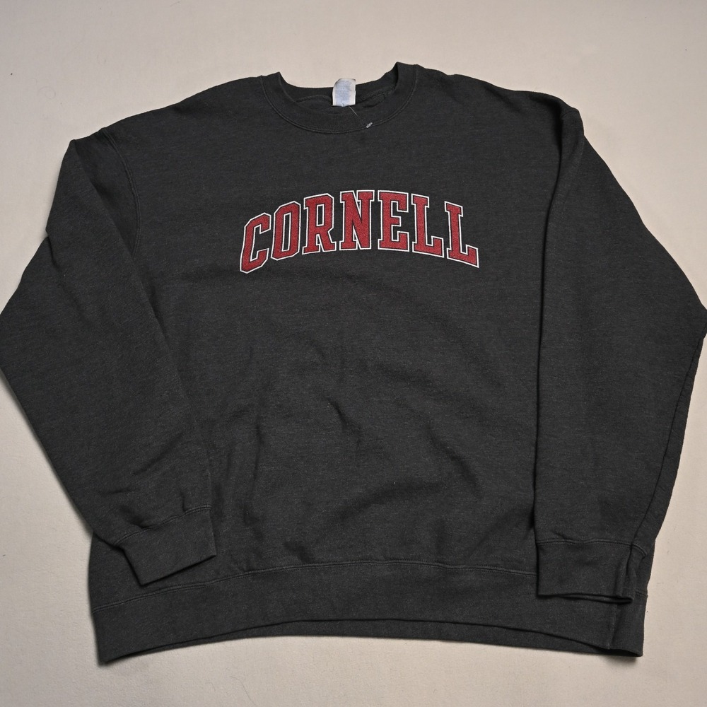 Cornell University Sweater Mens 2XL XXL Crewneck Ivy League Preppy Dark Academia